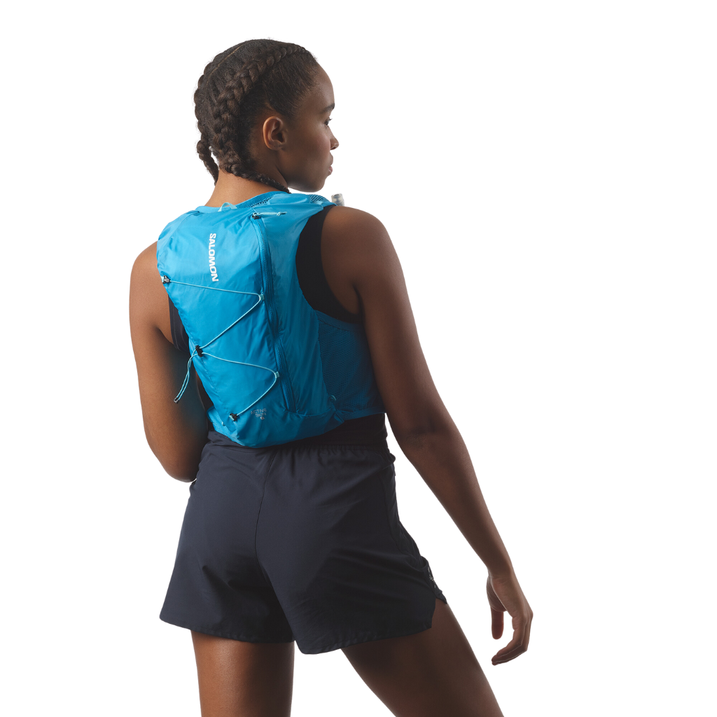 SALOMON Unisex Active Skin 8 Running Vest | BLUE DANUBE/Blue Curacao | LC2462200 | The Run Hub