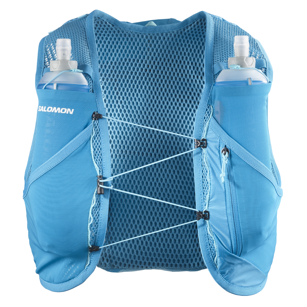 SALOMON Unisex Active Skin 8 Running Vest | BLUE DANUBE/Blue Curacao | LC2462200 | The Run Hub