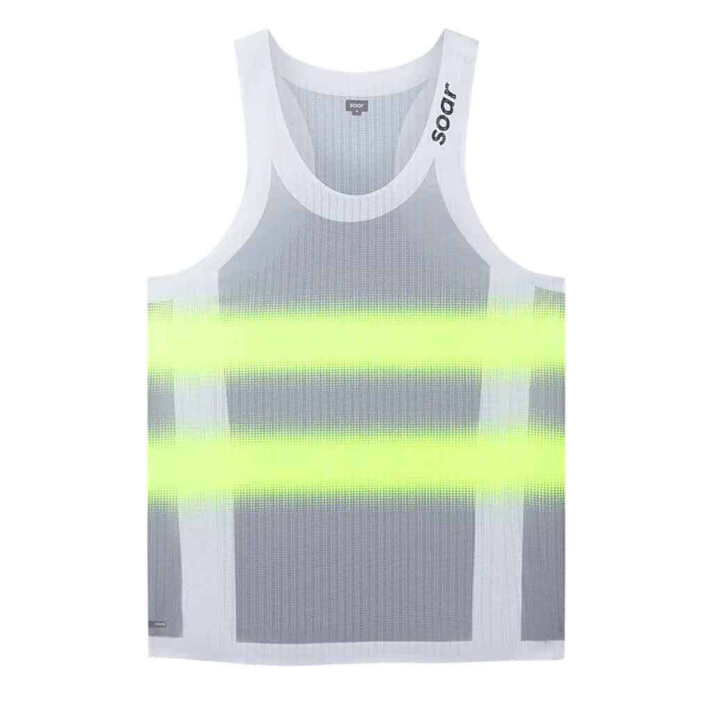 SOAR Men's Race Vest | SV1M-GRE/YE | Grey/Yellow | The Run Hub