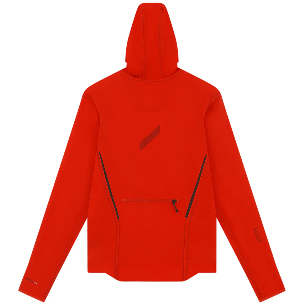 SOAR Running Men's Winter Anorak | Red | SJ6M-RED | The Run Hub