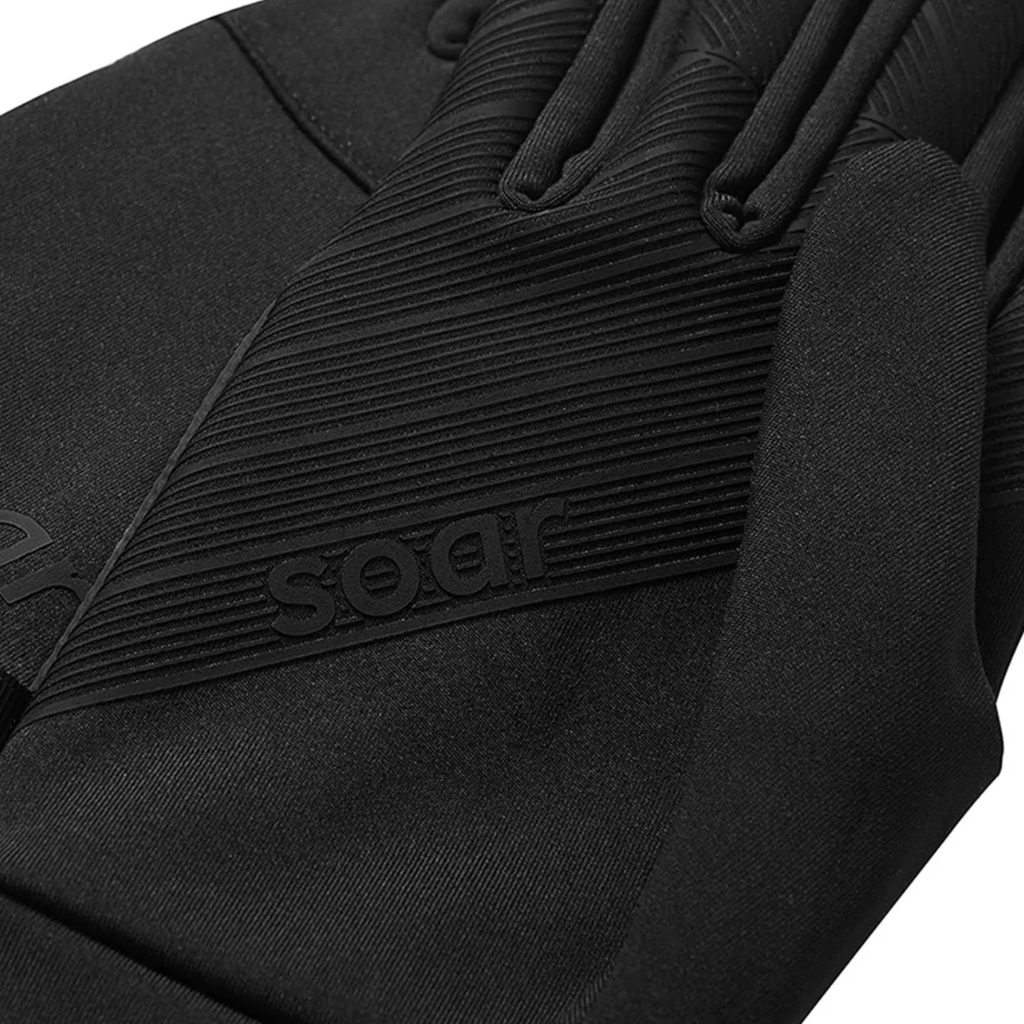 SOAR Running Unisex Winter Gloves | Black | S6MW-B | The Run Hub