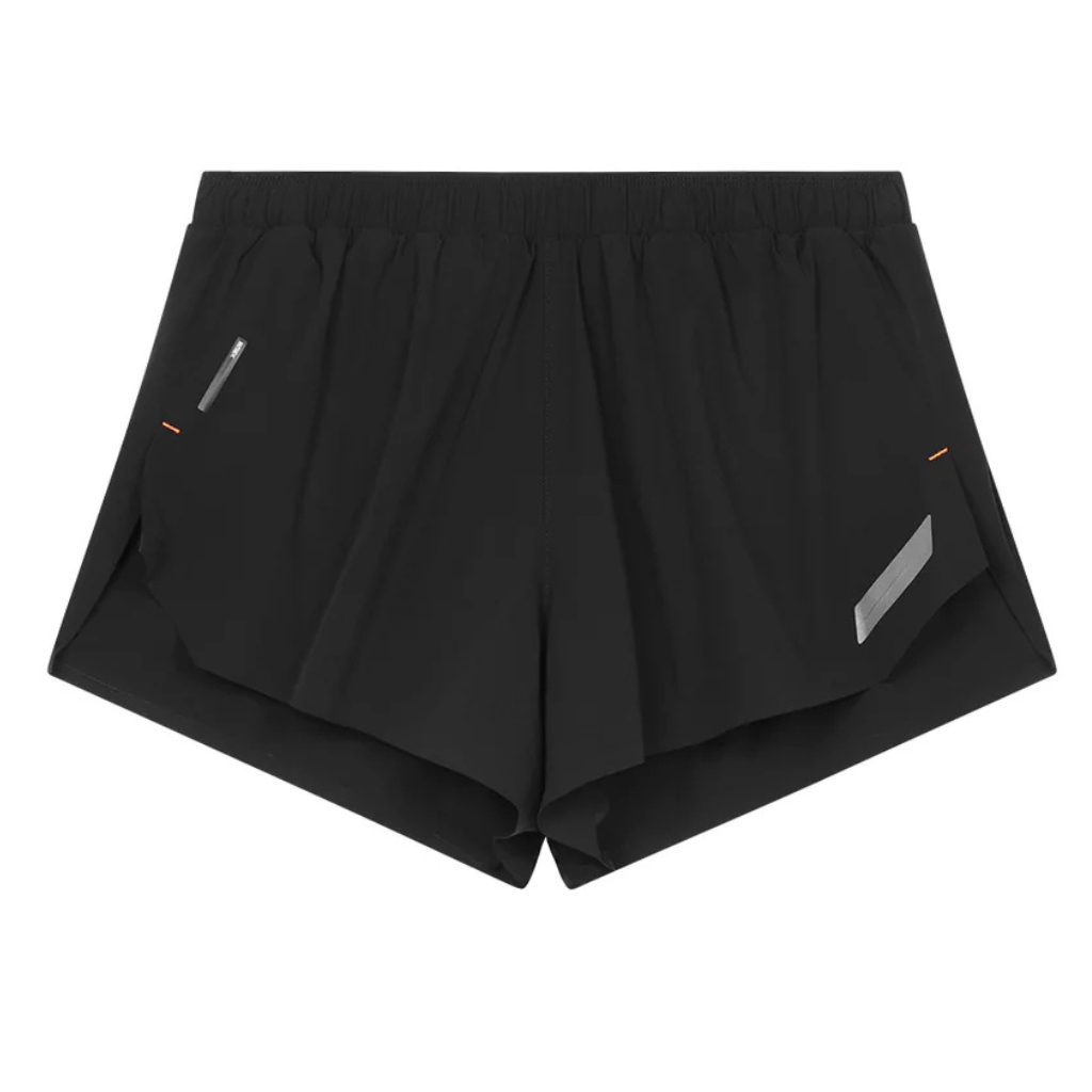 SOAR Split Shorts | Black | 5061058813085 | The Run Hub