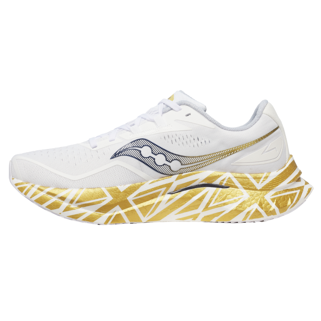 Saucony Endorphin Speed 4 | S20940-25 | WHITE/GOLD | Men's Tempo Shoes | The Run Hub