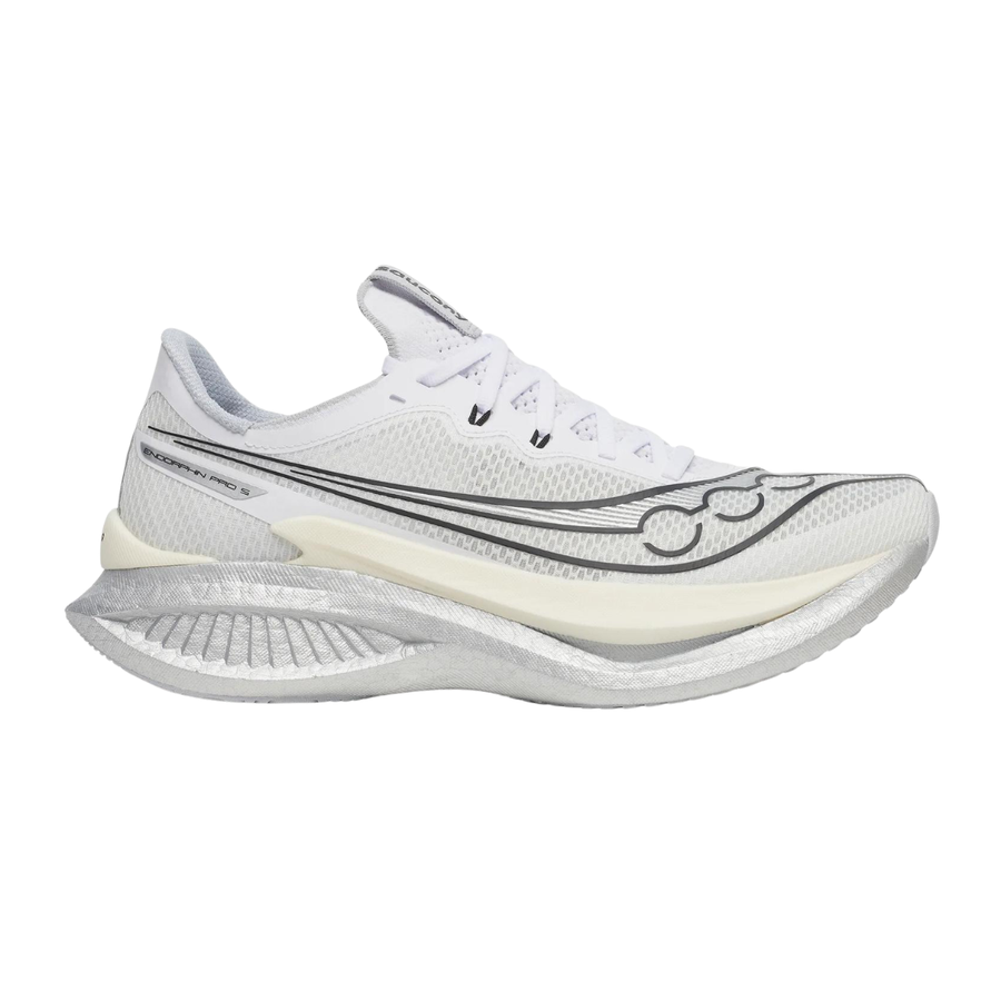 Saucony Endorphin Pro 5 | White & Black | The Run Hub