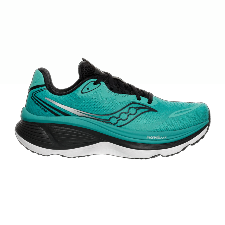 Saucony Hurricane 26 | Tranquil & Black | The Run Hub