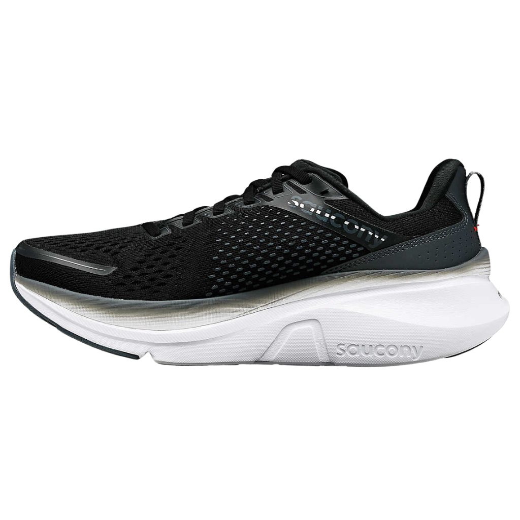 Saucony Men's Guide 17 Support Running Shoe | Black/Shadow | S20936-100 | The Run Hub