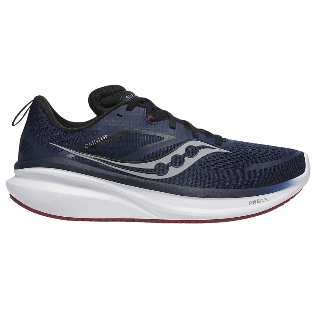 Saucony Men's Omni 22 Support Running Shoe | Navy | Currant | S10926-200 | The Run Hub