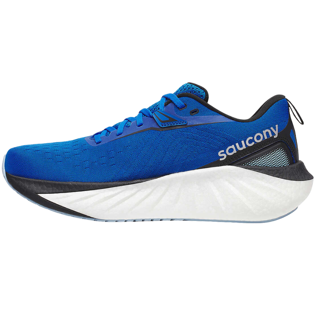 Saucony Men's Triumph 22 Neutral Running Shoe | Skydiver | Black | S20964-160 | The Run Hub