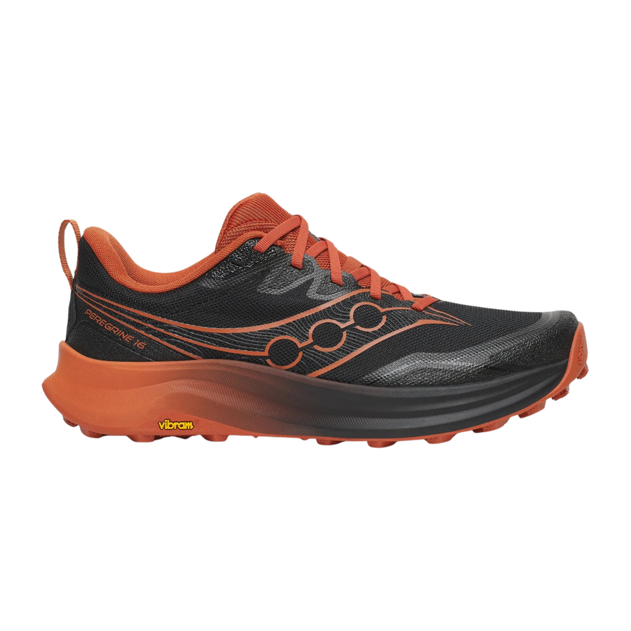 Saucony Peregrine 16 | Black/Rust | The Run Hub