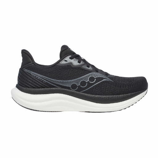 Saucony Triumph 23 | Black & White | The Run Hub