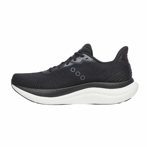 Saucony Triumph 23 | Black & White | The Run Hub