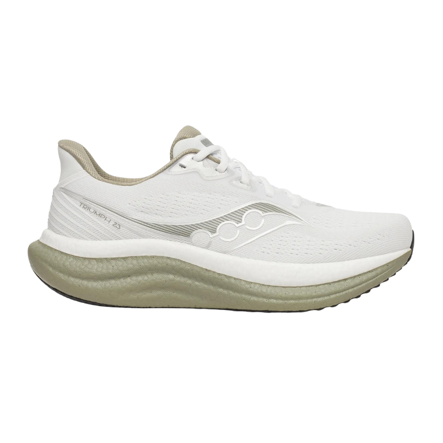 Saucony Triumph 23 | White & Laurel | The Run Hub