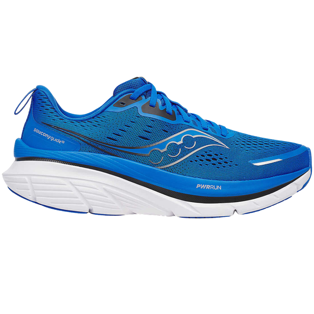 Saucony Men's guide 18 support running shoe | SKYDIVER/BLACK | S20998-163 | The Run hub