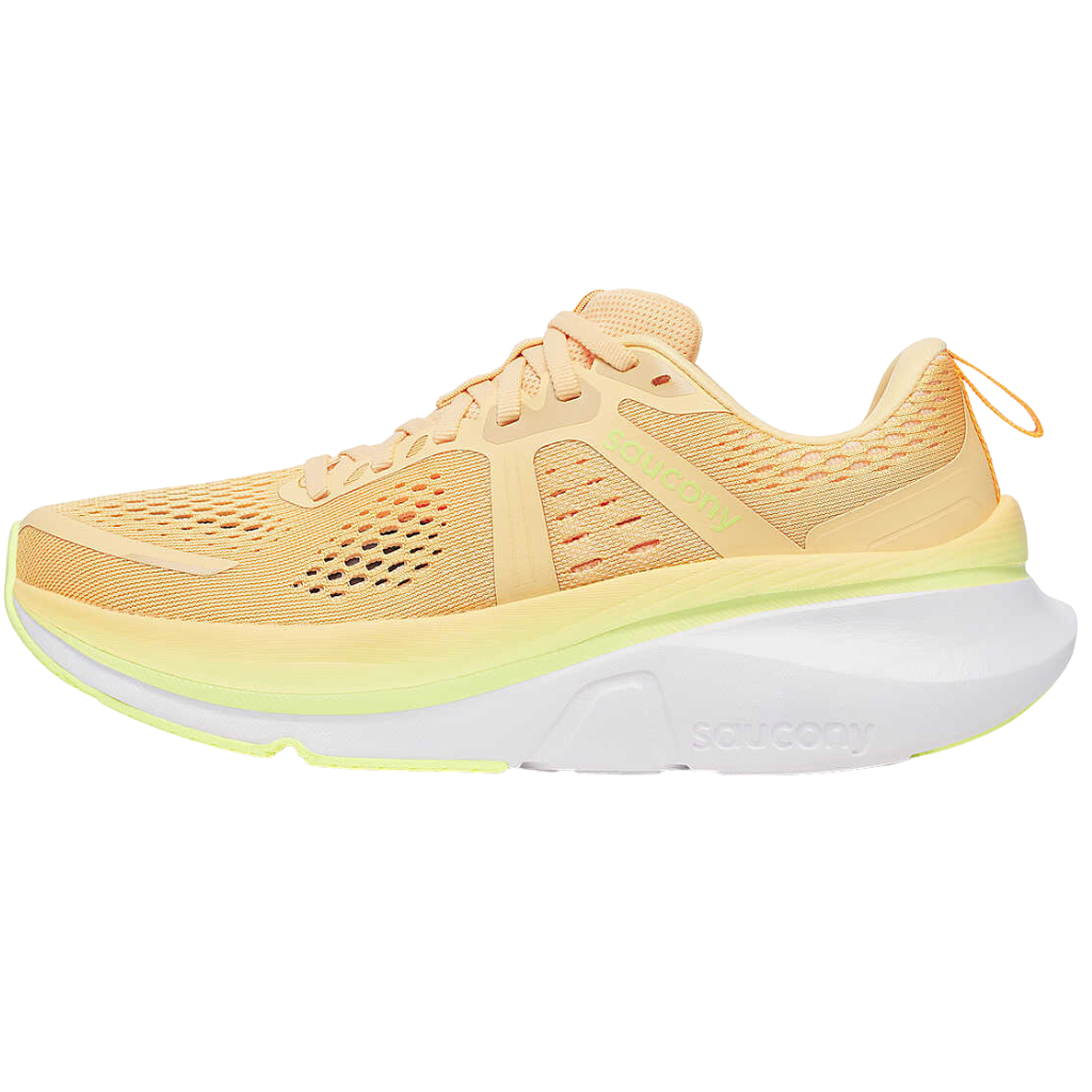 Saucony Woman's guide 18 support running shoe | Peach/sun | S10998-130 | The Run hub