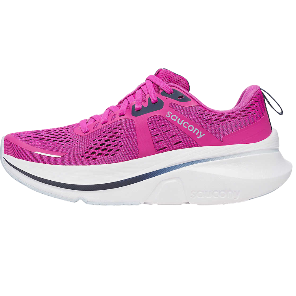 Saucony Women's guide 18 support running shoe | 161 FUCHSIA/NAVY | S10998-161 | The Run hub