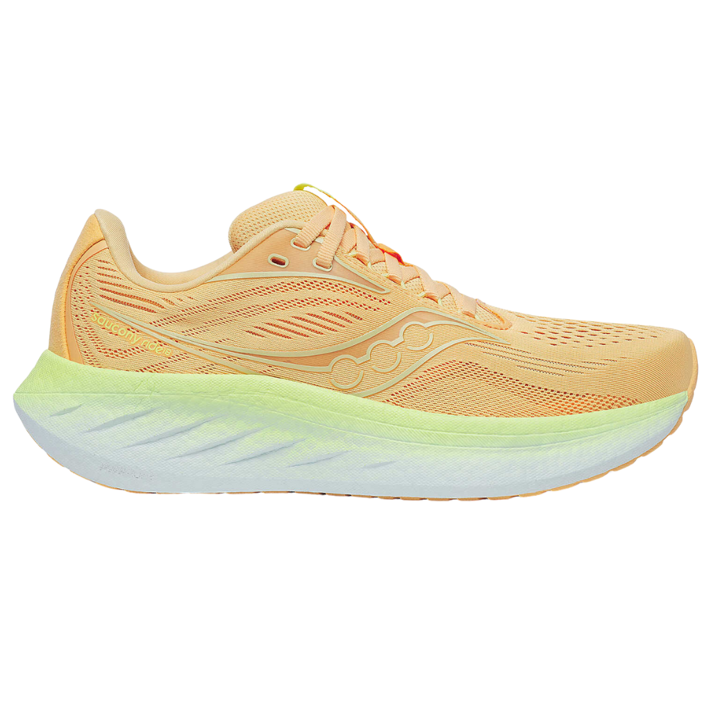 Saucony Women's Ride 18 Neutral Running Footwear | PEACH | SUNNY | S11000-140 | The Run Hub