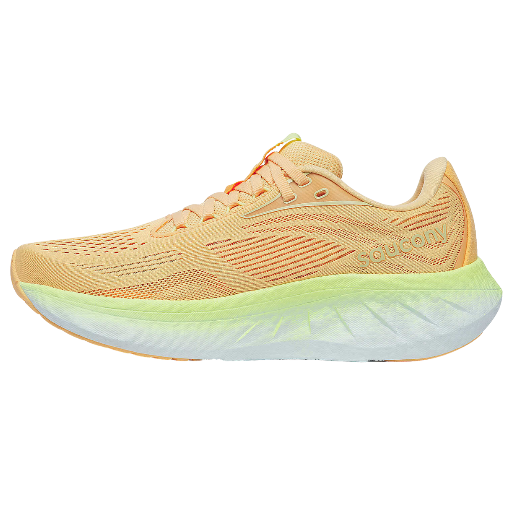 Saucony Women's Ride 18 Neutral Running Footwear | PEACH | SUNNY | S11000-140 | The Run Hub