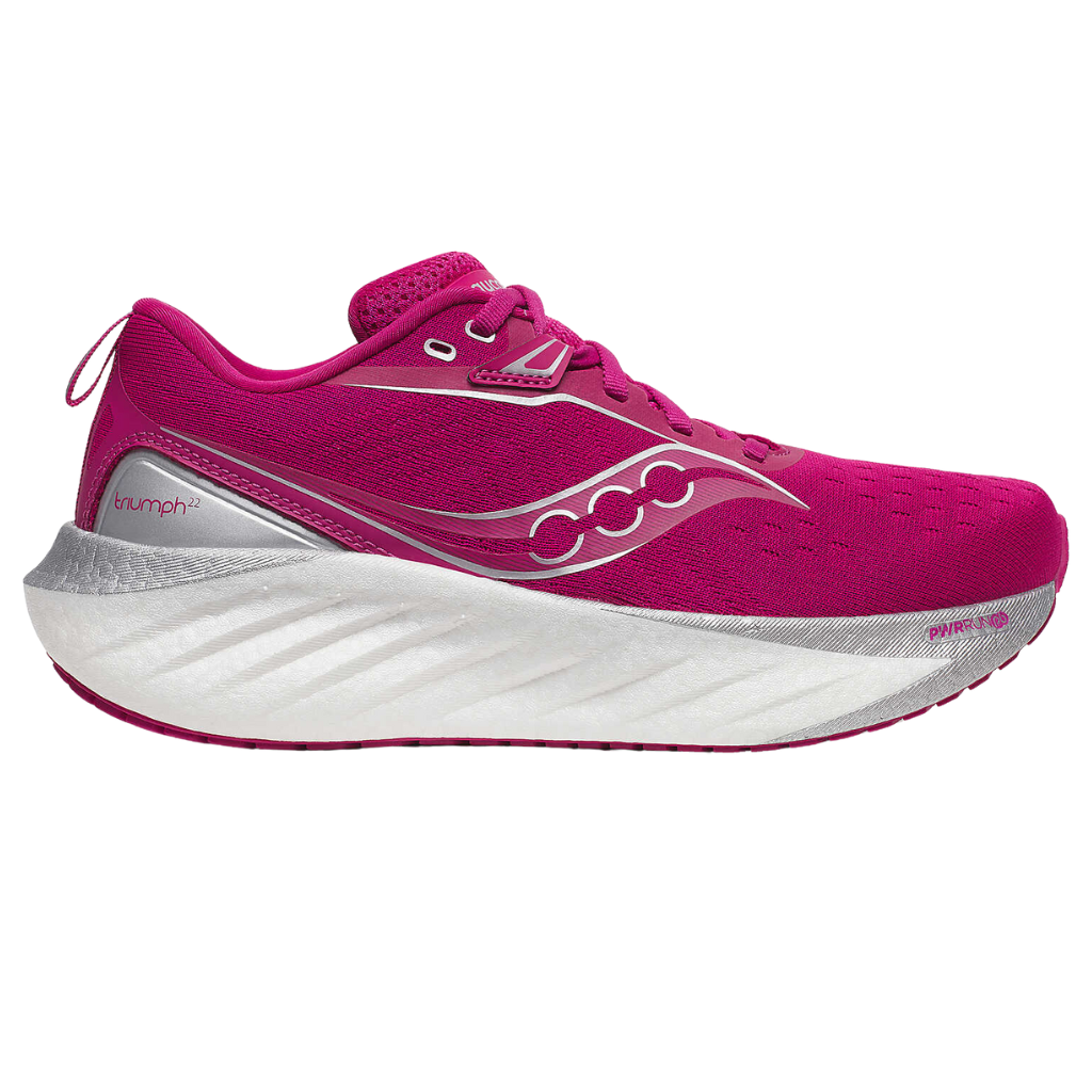 Saucony Women's Triumph 22 Neutral Running Shoe | Magenta | S10964-161 | The Run Hub