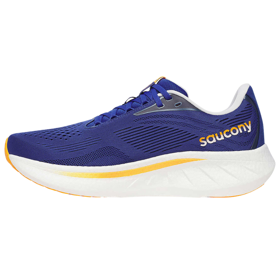 Saucony Men's Ride 18 Neutral Shoes Azurite The Run Hub