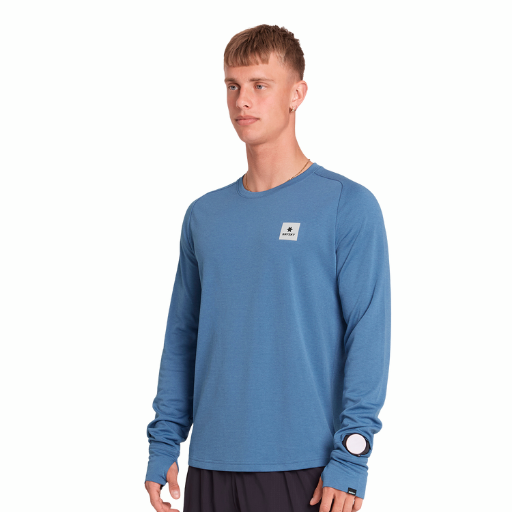 Saysky Clean Flow Long Sleeve | Blue | The Run Hub