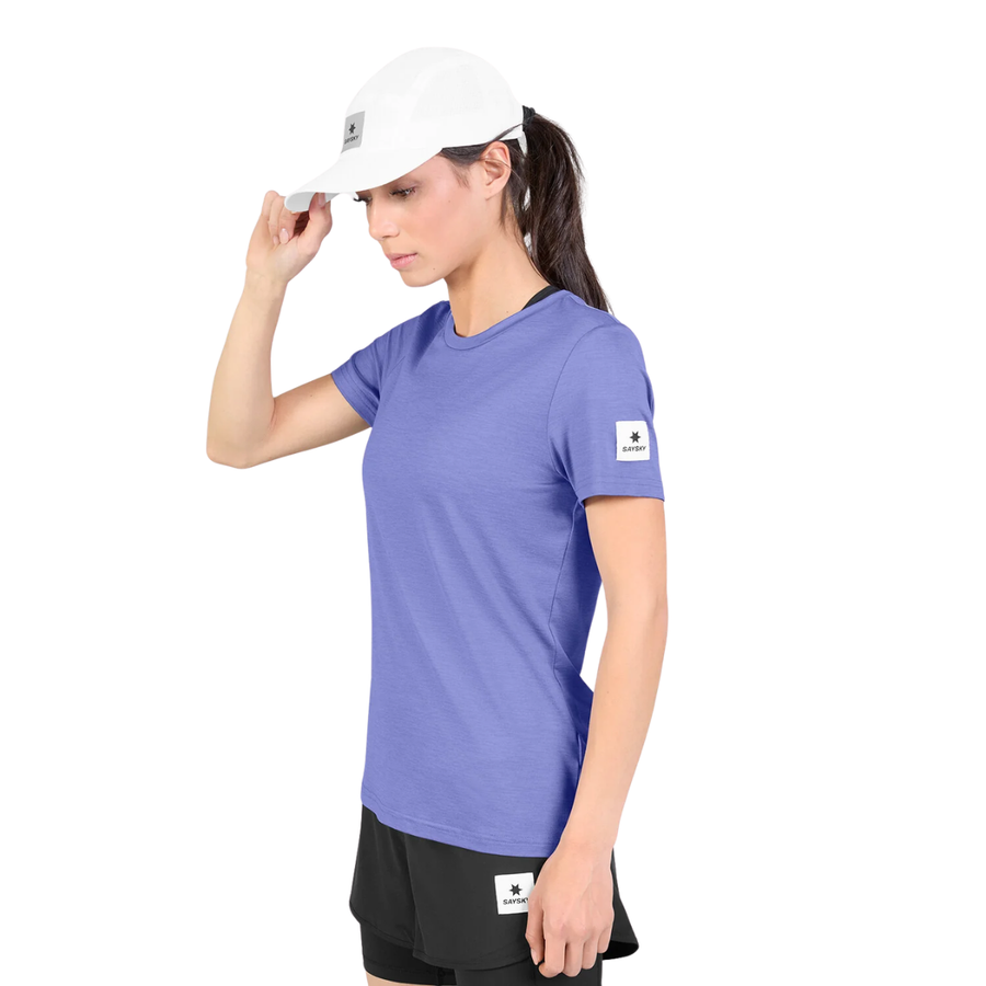 Saysky Clean Pace T-Shirt | Purple | The Run Hub