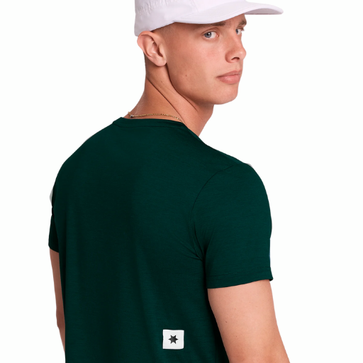 Saysky Logo Pace T-Shirt | Green | The Run Hub
