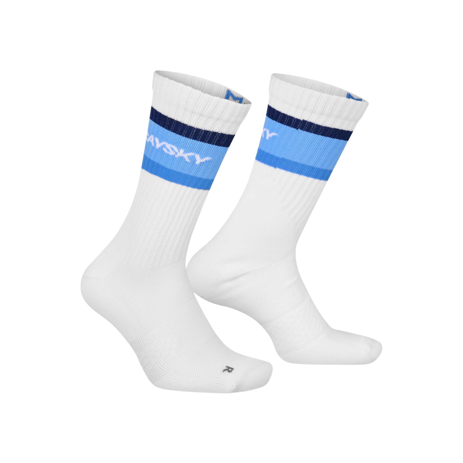Saysky Pace High Socks | Blue | The Run Hub