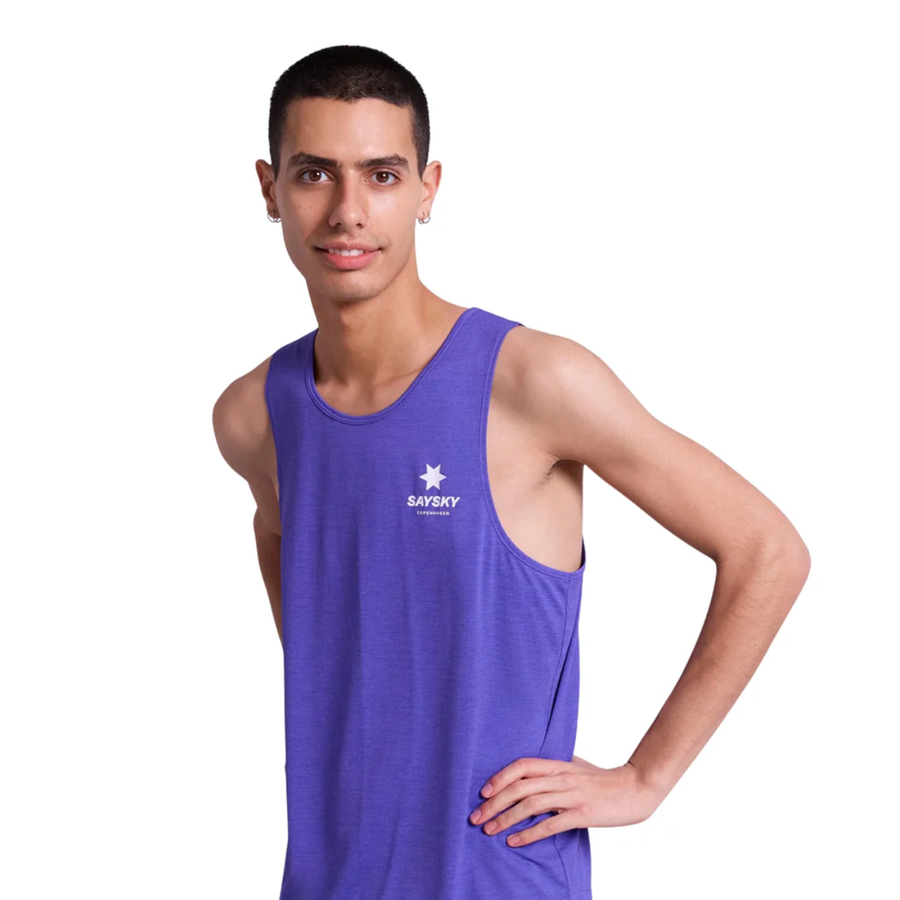 Saysky Statement Combat Pro Singlet | Purple | The Run Hub