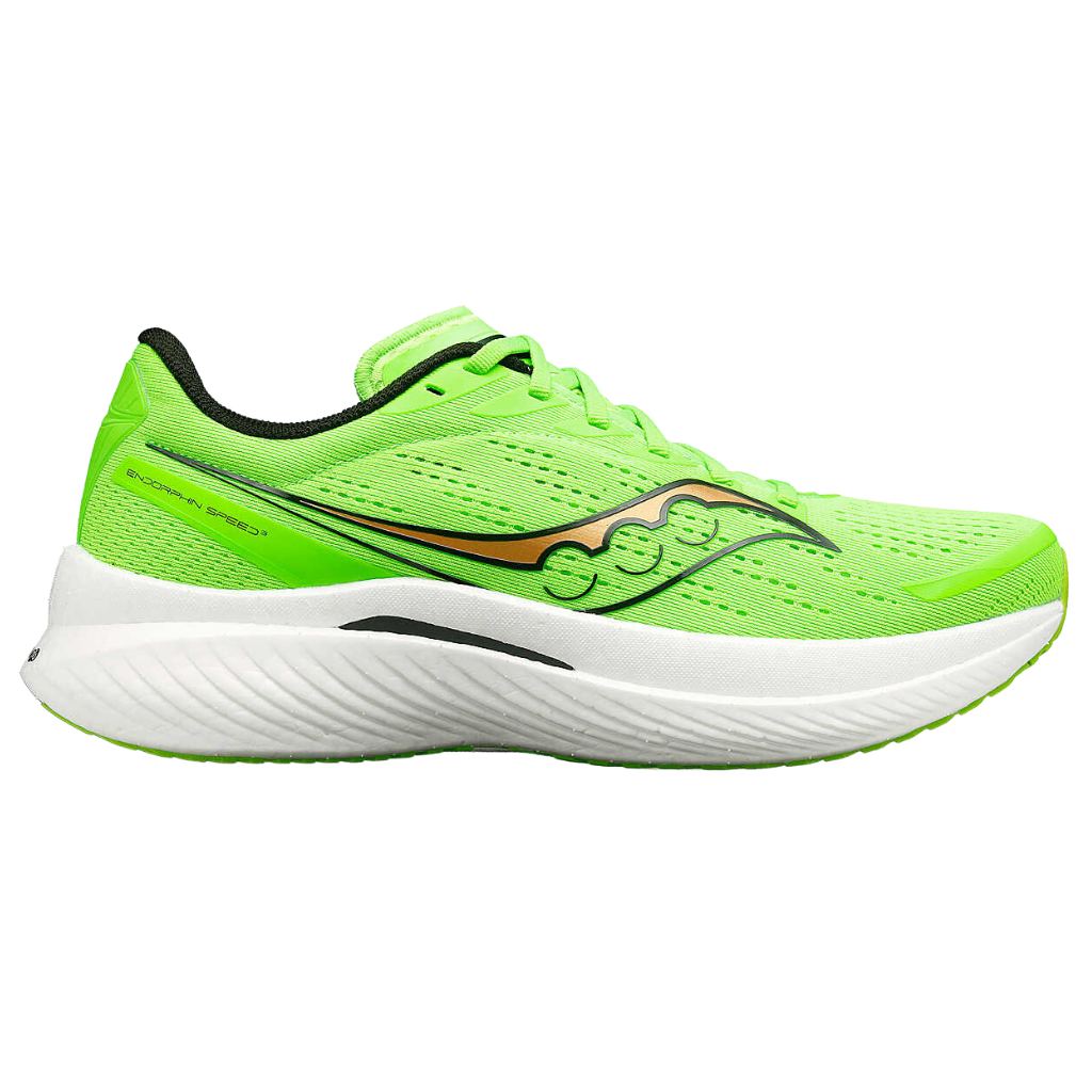 Saucony Endorphin Speed 3 - SLIME/GOLD - Neutral Running Shoes for Men | The Run Hub