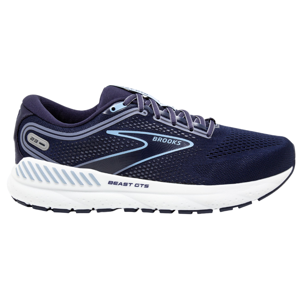 Brooks Beast GTS 23 in Peacoat/Blue/White -  Men's Support Shoes for Running or Walking | The Run Hub
