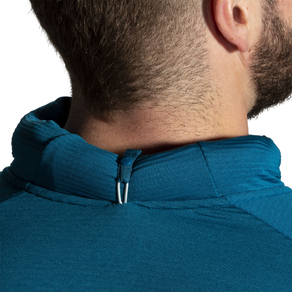 Brooks Notch Thermal Hoodie 2.0 - Dk Ocean/Dk Ocean - Men's Running Top | The Run Hub