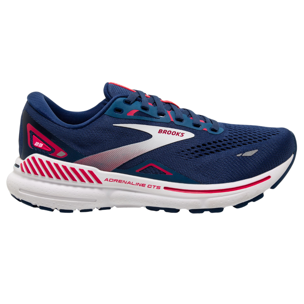 Brooks Adrenaline GTS 23 - Blue/Raspberry/White - Women's Support Running Shoes | The Run Hub