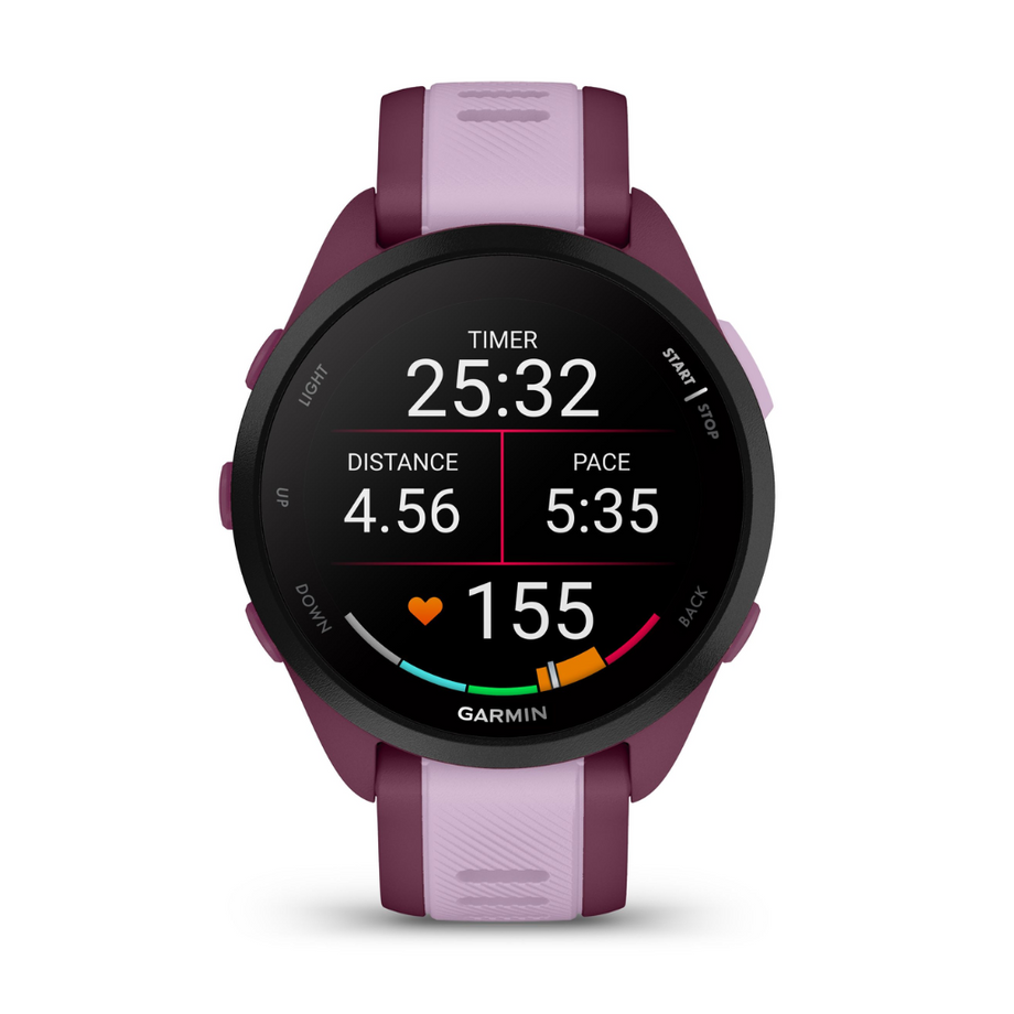 Garmin 165 Music Berry Lilac GPS Watch for Runners The Run Hub