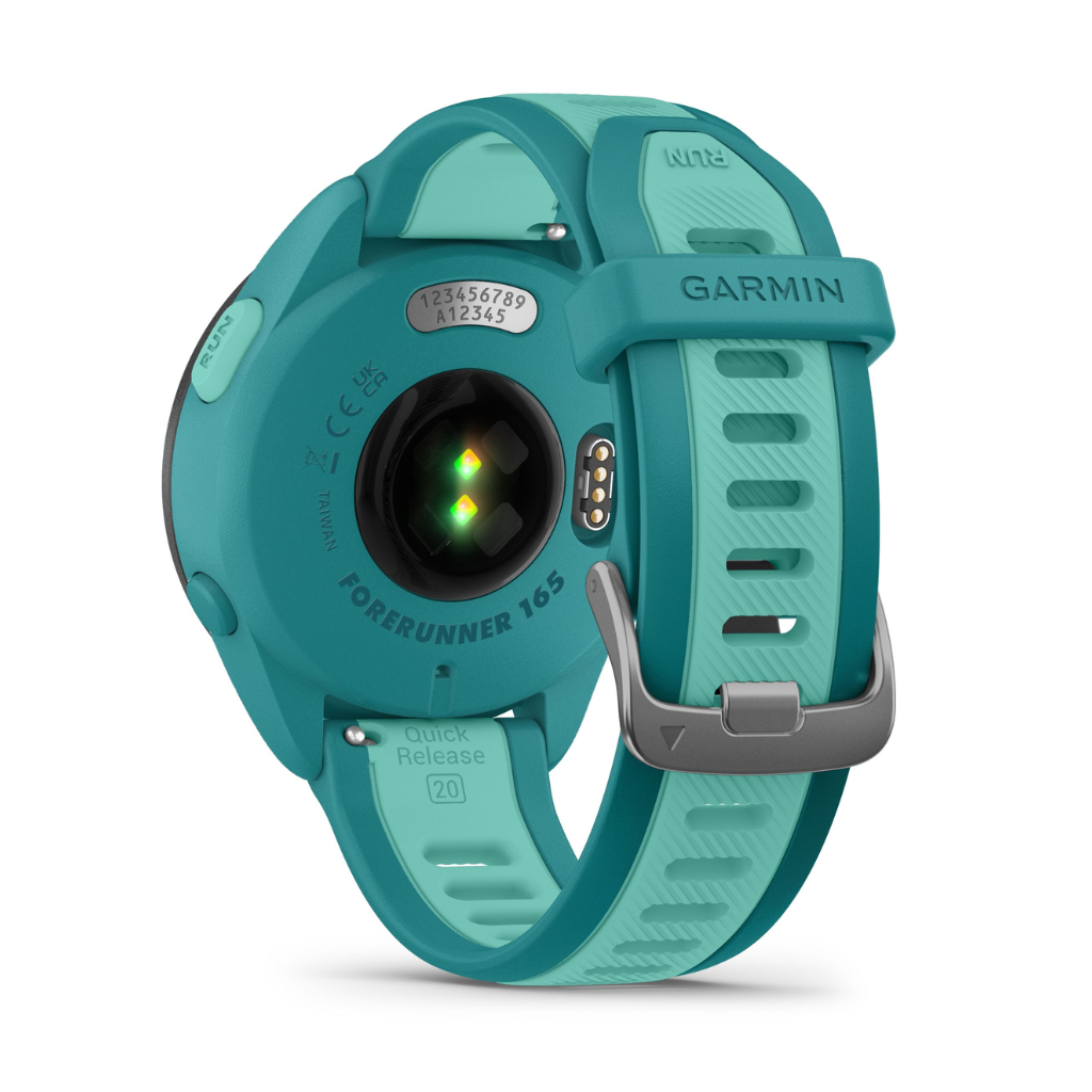 Garmin Forerunner® 165 | Turquoise/Aqua | GPS Watch for Runners | The Run Hub