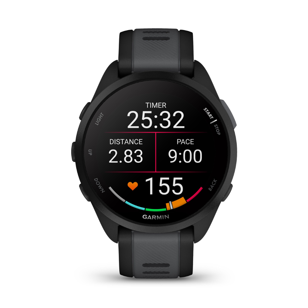 Garmin Forerunner® 165 Music | Black/Slate grey | GPS Watch for Running | The Run Hub