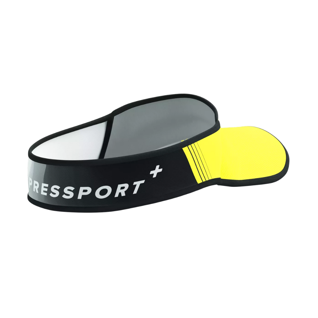 Compressport Ultralight Visor | Safe Yellow/Black | The Run Hub
