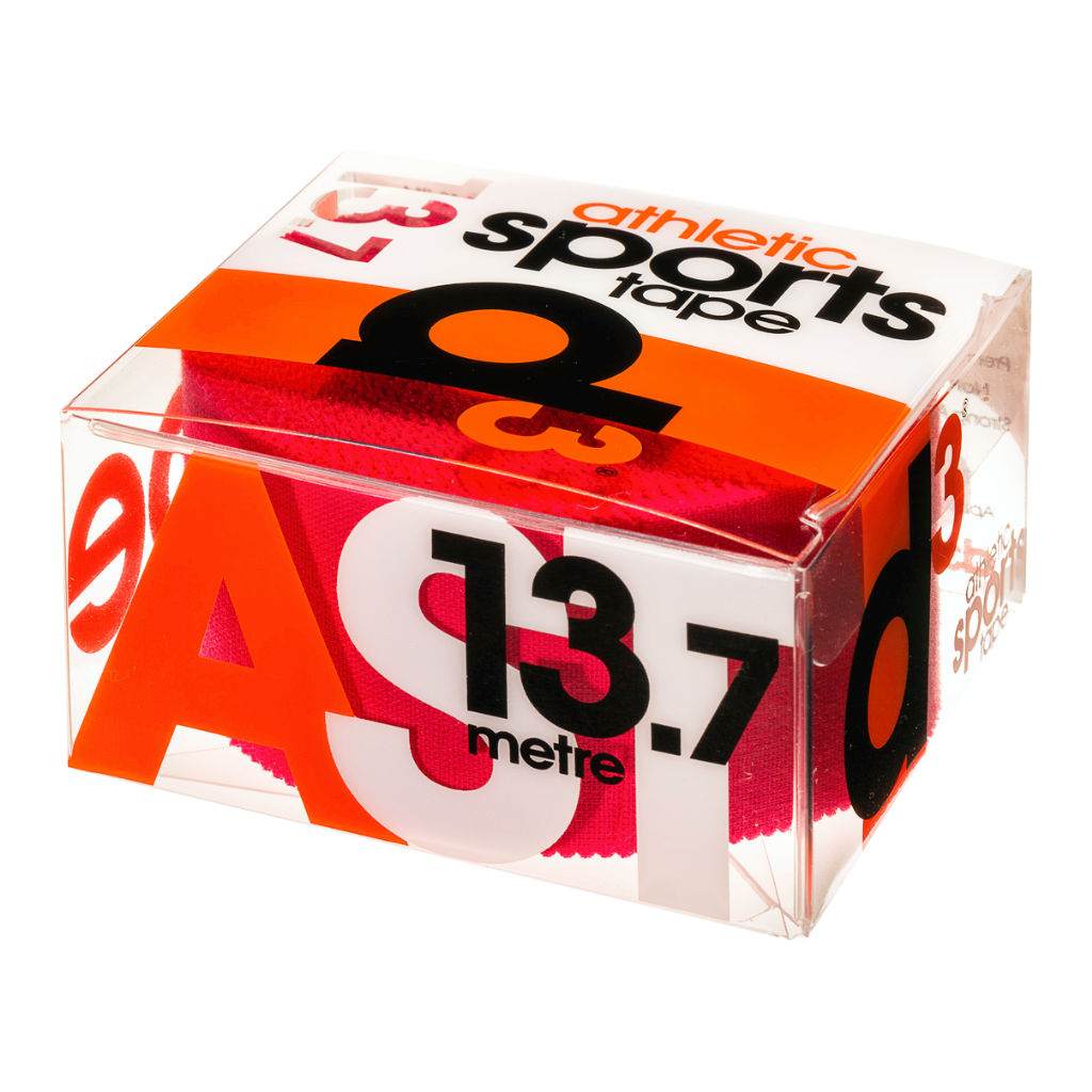 D3 Athletic Sports Tape 13.7 Red | The Run Hub