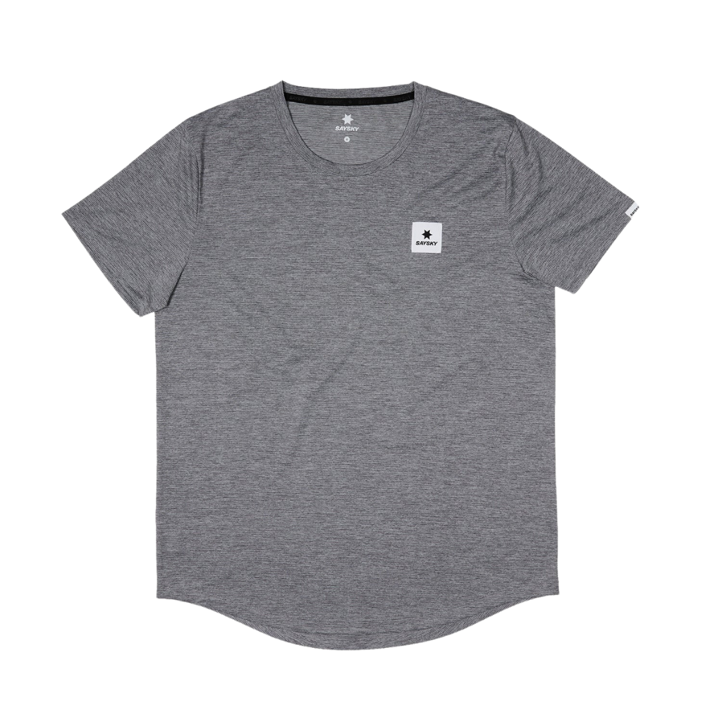 Men's SAYSKY Clean Combat T-shirt in Grey | The Run Hub