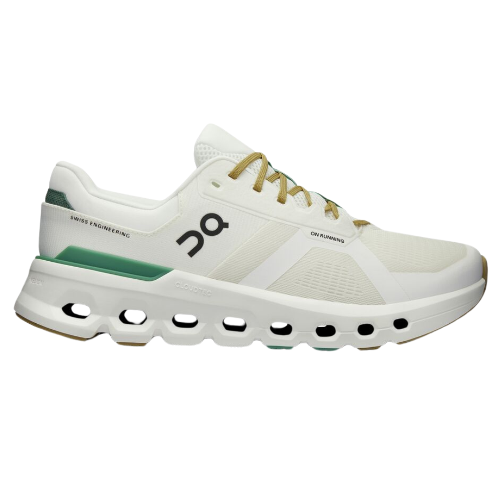 ON Cloudrunner 2 | UNDYED/GREEN | Men's Support Running Shoes | The Run Hub