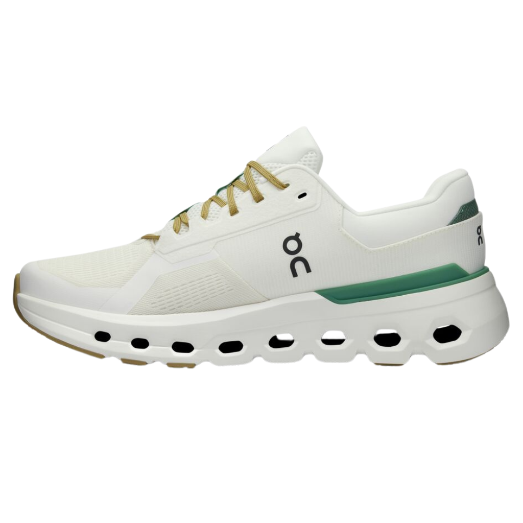 ON Cloudrunner 2 | UNDYED/GREEN | Men's Support Running Shoes | The Run Hub