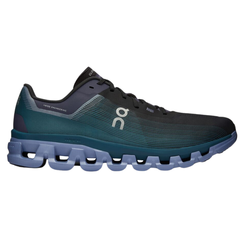 On Cloudflow 4 - Black/Storm - Neutral Running Shoes for Men | The Run Hub