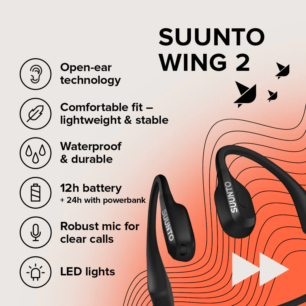 Suunto Wing 2 | Black | The Run Hub