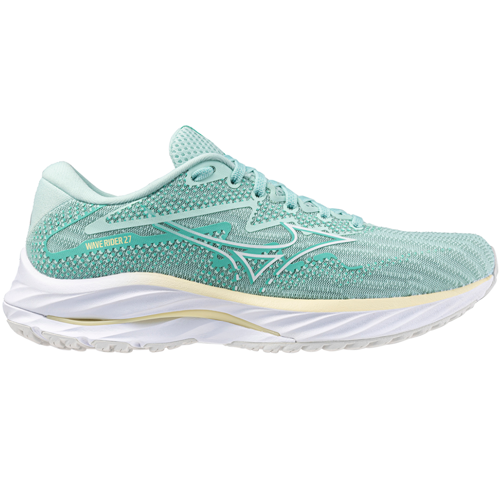 Women's Mizuno Wave Rider 27 | J1GD2303 Eggshell Blue | The Run Hub