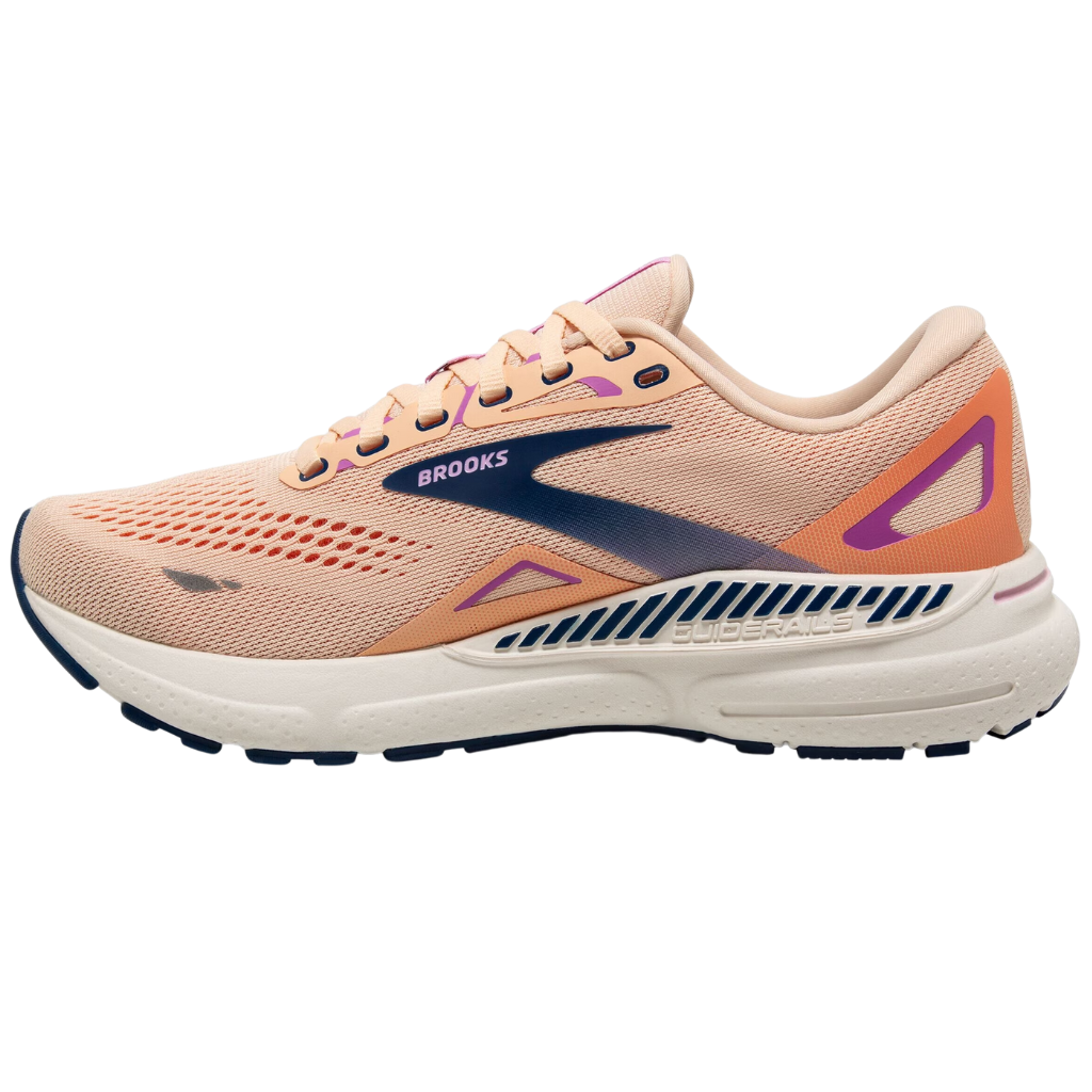 Women's Brooks Adrenaline GTS 23 Support Running Shoe | 1203811B 795 | 795 Apricot/Estate Blue/Orchid | The Run Hub