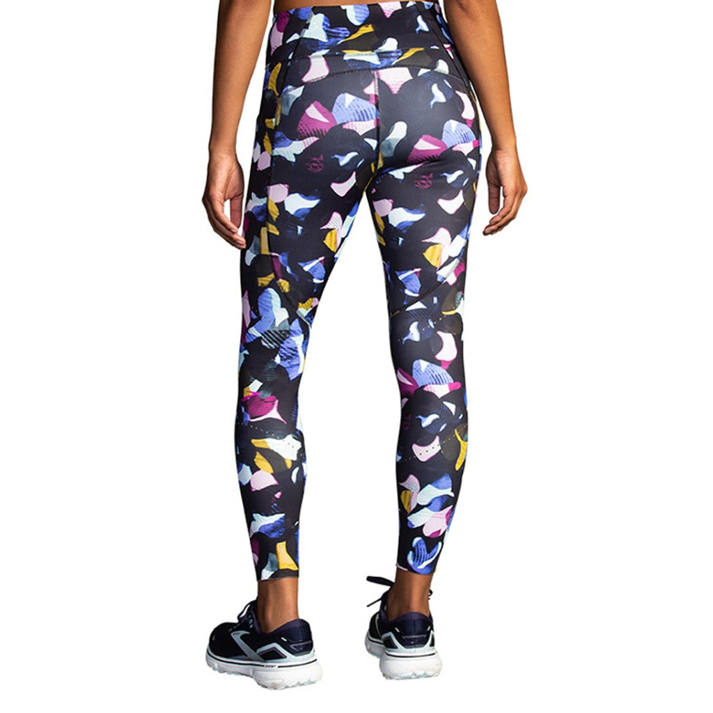 Women's Brooks Method 7/8 Running Tights in Fast Floral Print at the Run Hub 