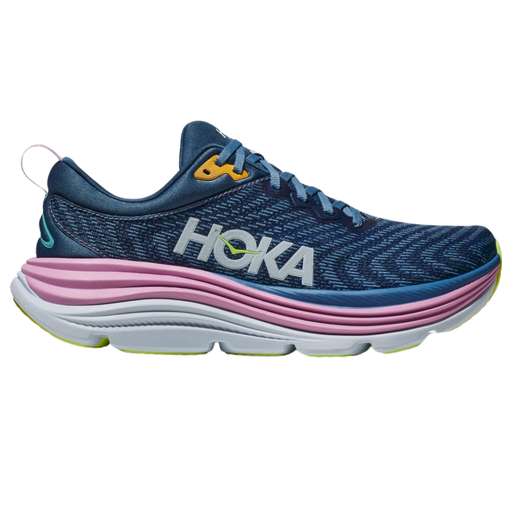 Women's HOKA GAVIOTA 5 Support Running Shoe | 1134235-RHD | Real Teal / Shadow | The Run Hub