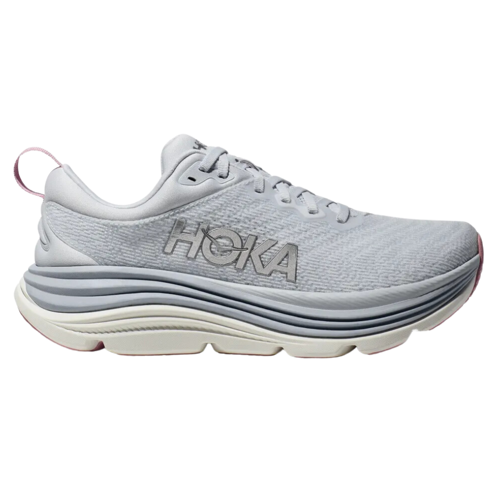 Women's HOKA Gaviota 5 Support Running Shoe | SEA ICE / PINK TWILIGHT | 1127895-STLC |  The Run Hub