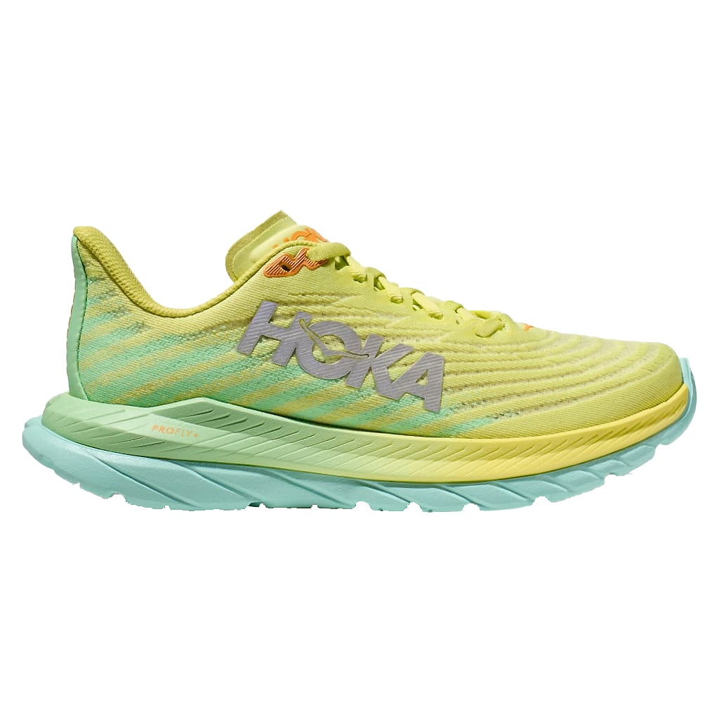 Women's HOKA Mach 5 Runner in Citrus Glow / Sunlit Ocean | The Run Hub