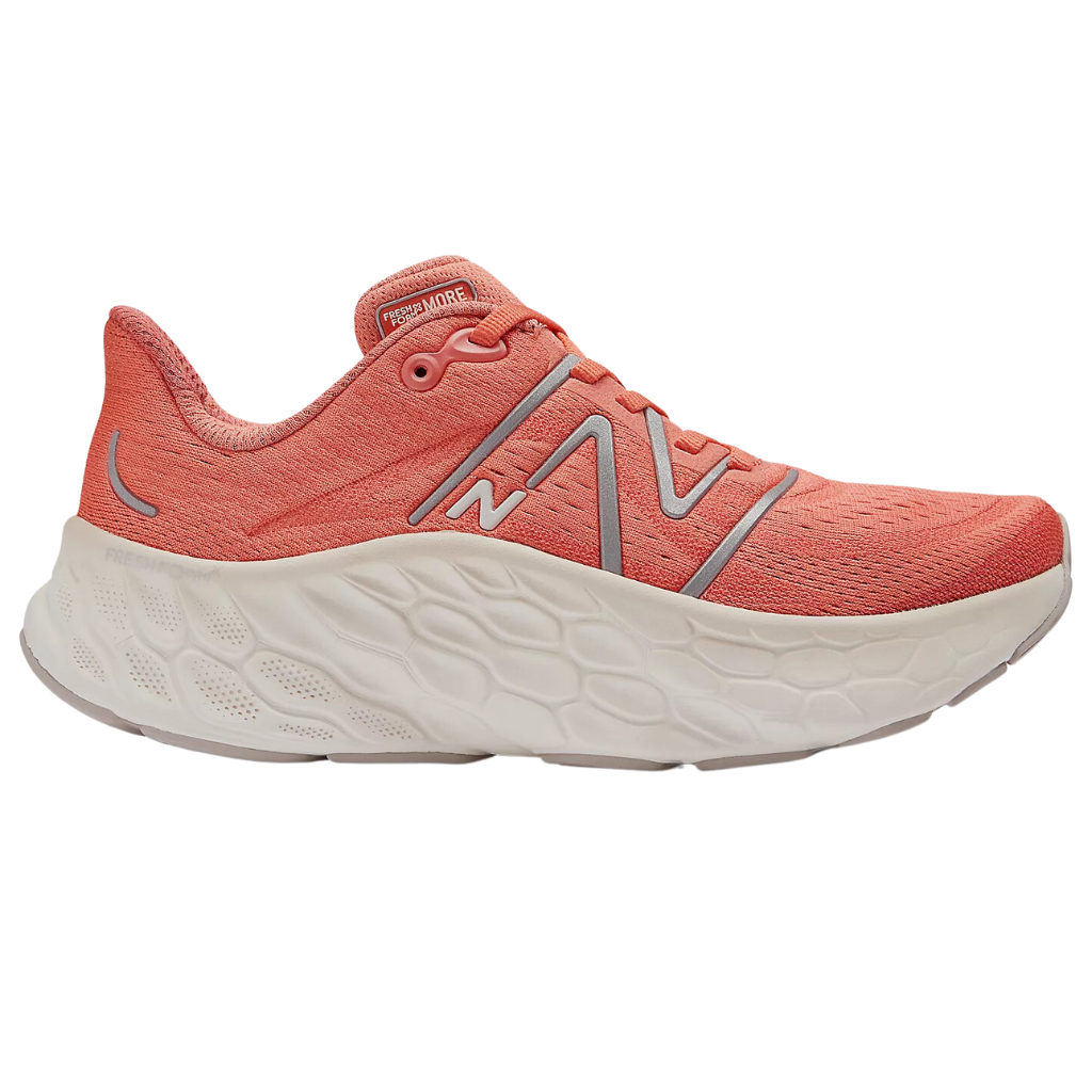 Women's New Balance Fresh Foam X More v4, WMORCJ4 Gulf Red