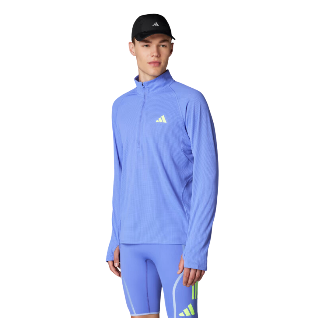 Adidas Adizero Running Quarter-Zip Long Sleeve Top | IM8551 | The Run Hub